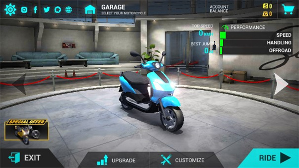 极限摩托车模拟器辅助3D版手游app截图
