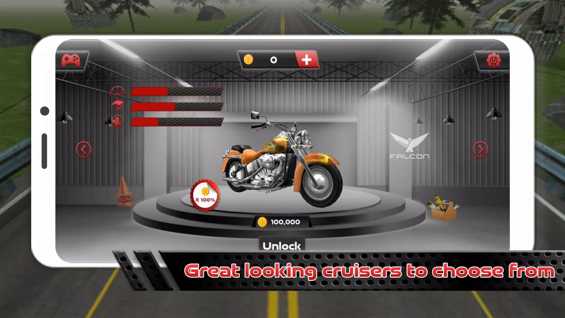 公路摩托漂移最新版手游app截图