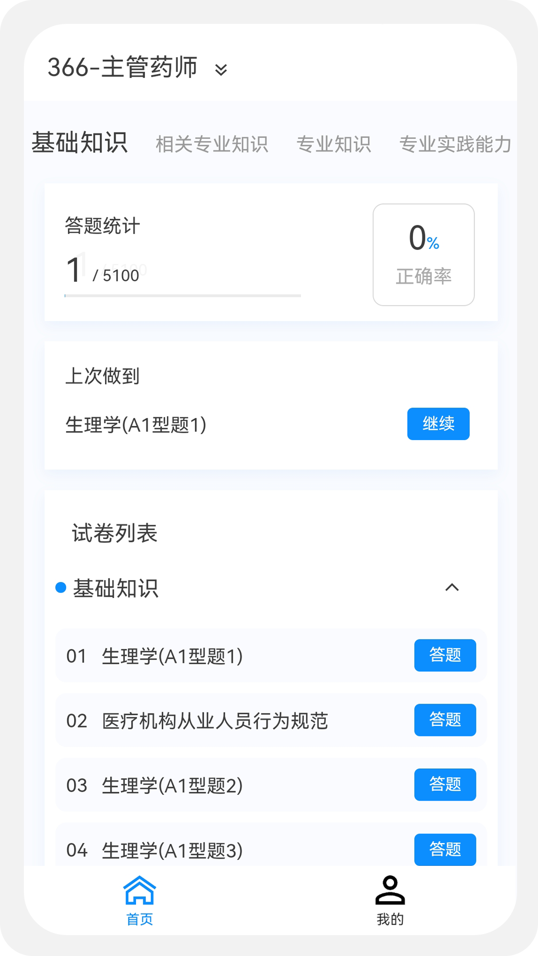 主管药师原题库手机软件app截图