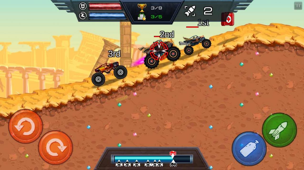 疯狂卡车挑战赛最新版本下载手游app截图