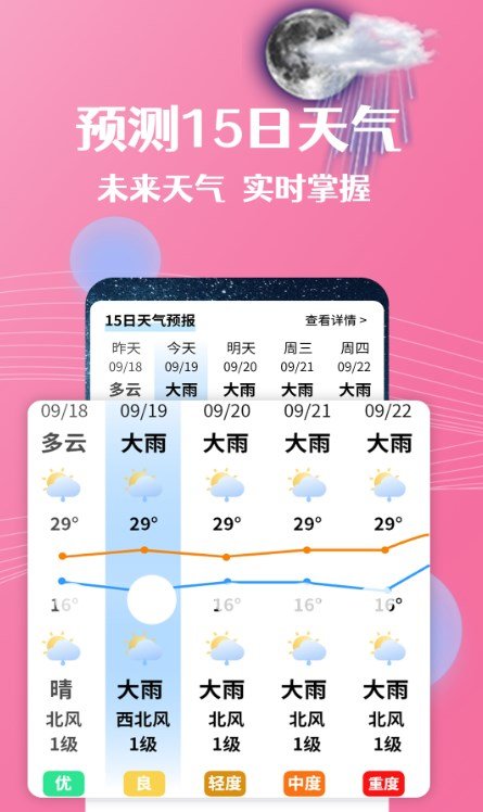 朝闻天气手机软件app截图