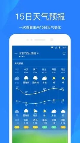 天气预报手机软件app截图