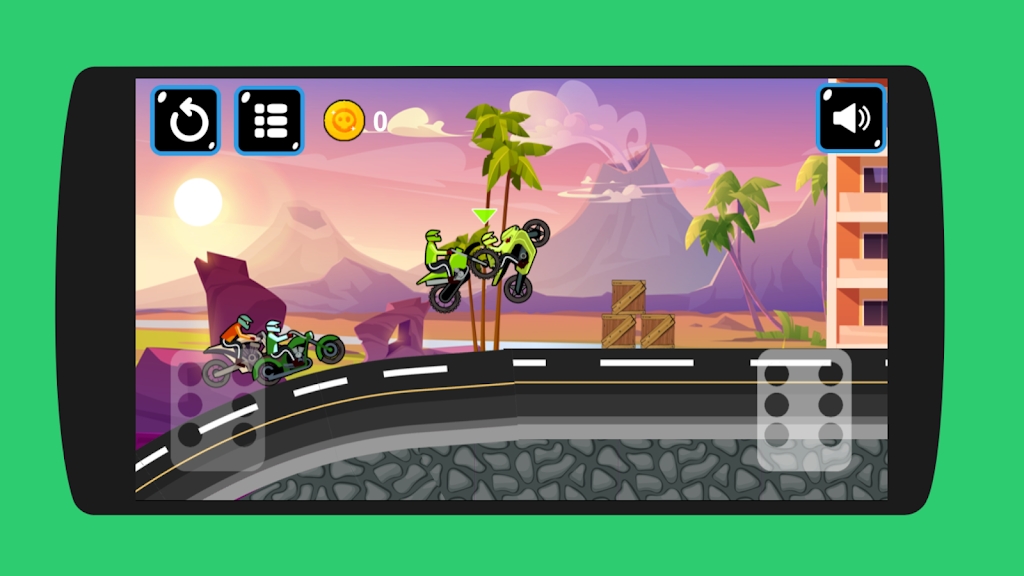 摩托赛车攀登手游app截图