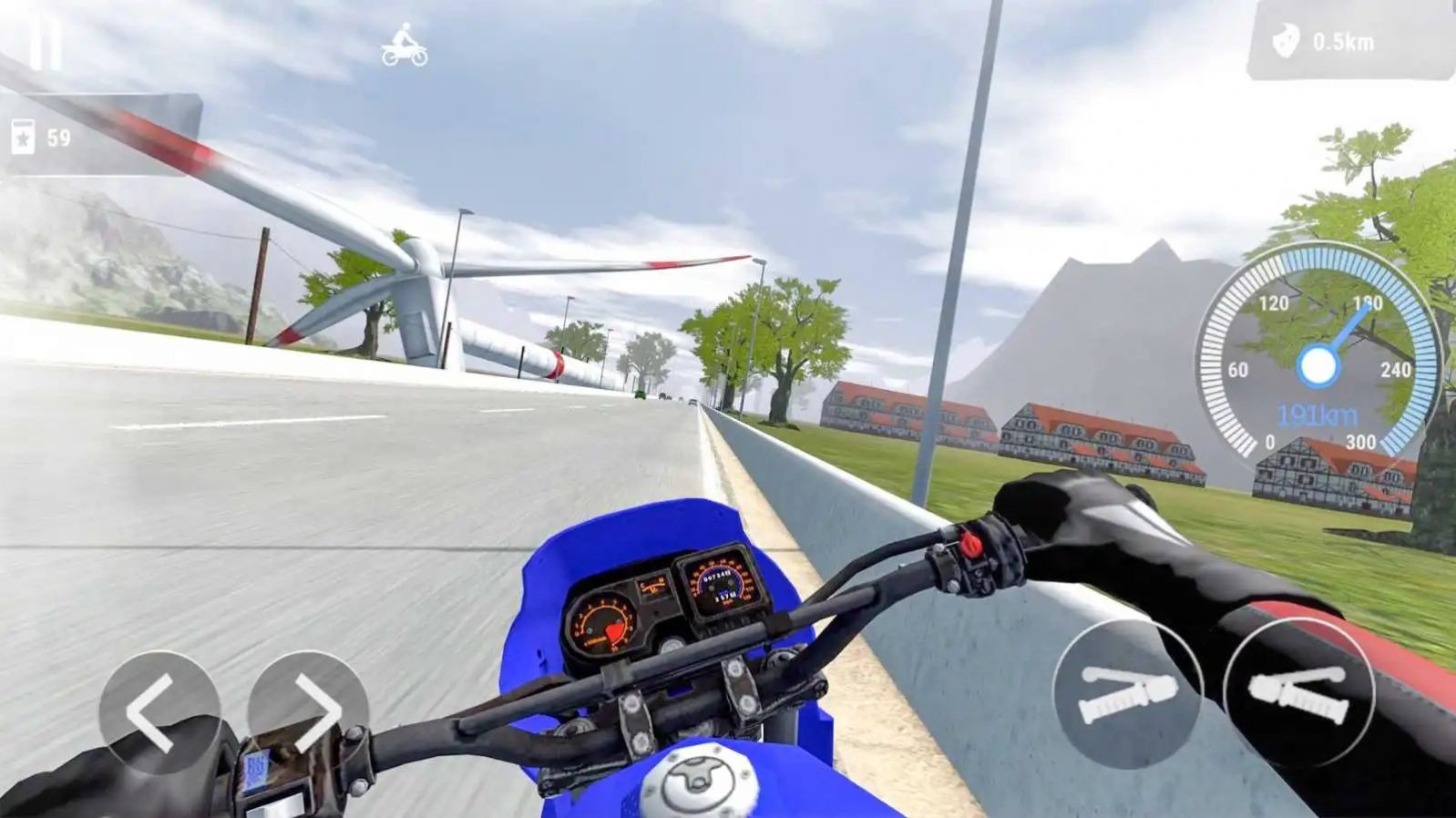 3D摩托车比赛手游app截图