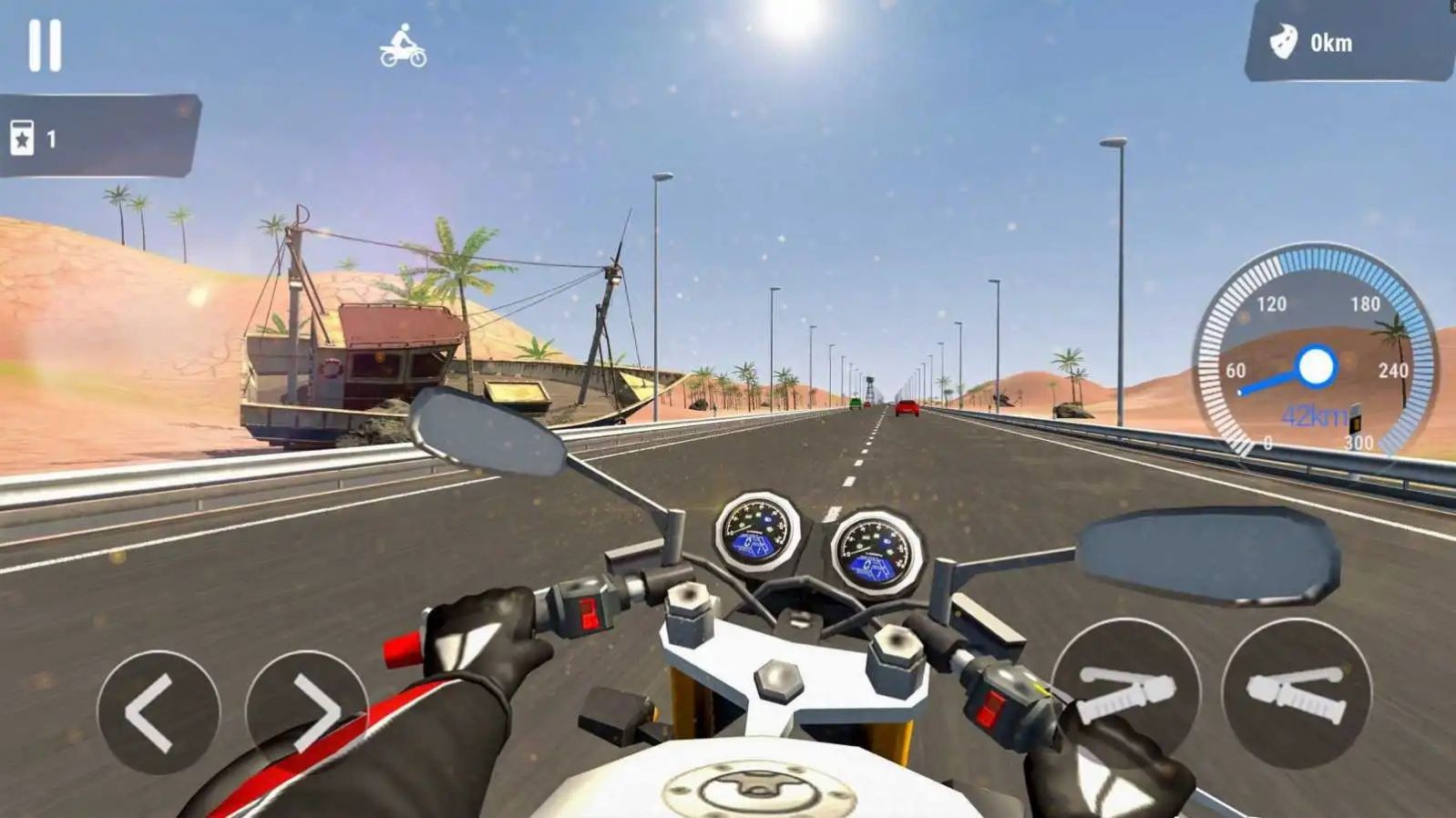 3D摩托车比赛手游app截图