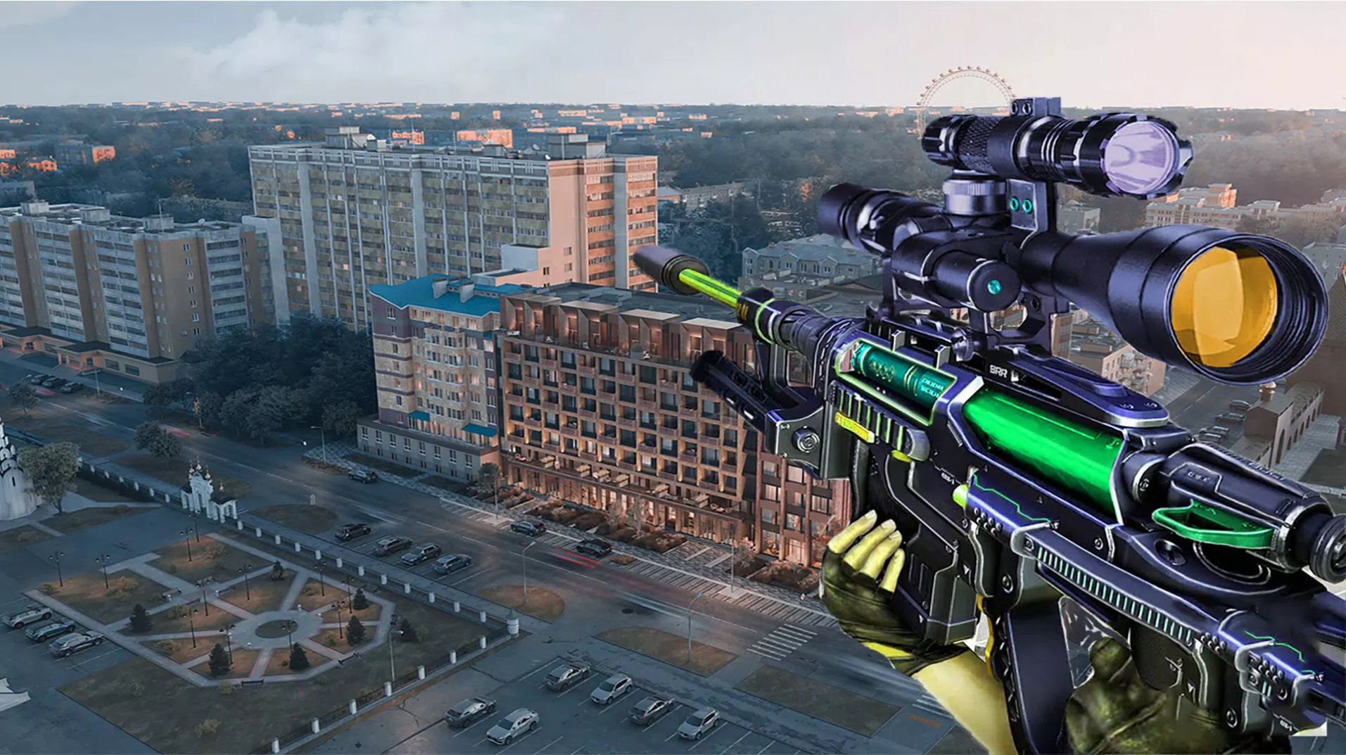 狙击手3d城市射击最新下载手游app截图