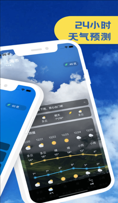 实时天气播报安卓版手机软件app截图
