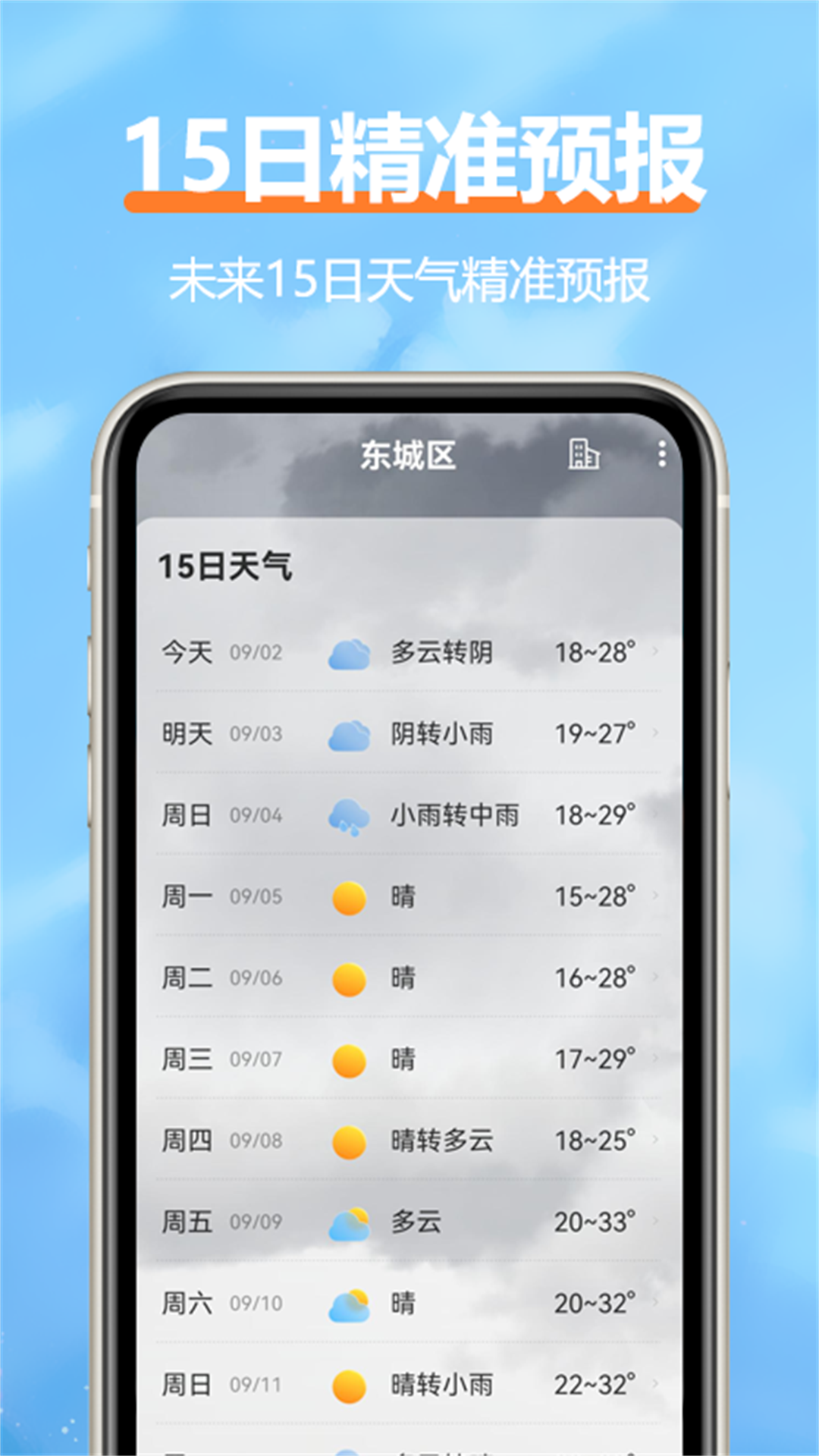 舒云天气免费版下载手机软件app截图