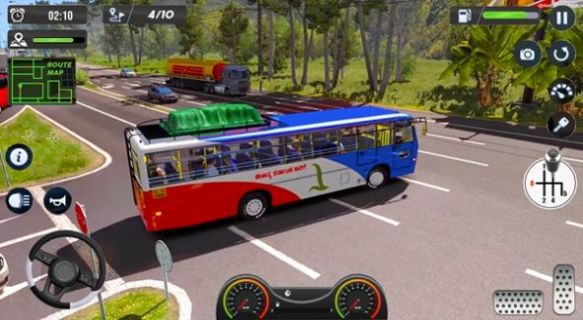 现代大城市巴士3D手游app截图