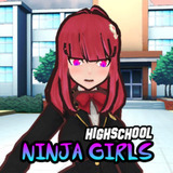高中忍者女孩战斗游戏手游app logo