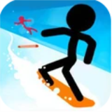滑雪火柴人手游app logo