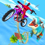 侏罗纪摩托车特技手游app logo