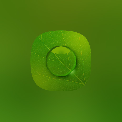 绿叶精选壁纸手机软件app logo