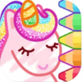 趣涂鸦画画手游app logo