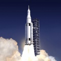 火箭遨游太空模拟感恩节