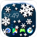 动态雪花壁纸手机软件app logo