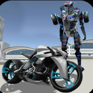 汽车机器人变形机器人英雄手游app logo