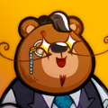 富有的熊手游app logo