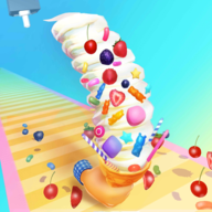 冰淇淋塔跑酷手游app logo