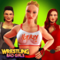 坏女孩摔跤模拟器手游app logo