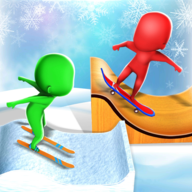 滑雪趣味赛3D手游app logo