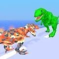恐龙进化运行3D手游app logo