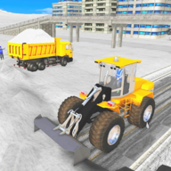 雪地起重机道路救援3D手游app logo