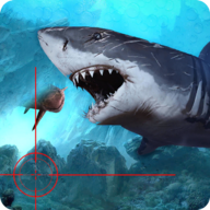 愤怒鲨鱼狙击手3D手游app logo