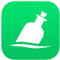 漂流瓶轻聊手机软件app logo