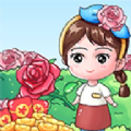 玫瑰大花场手游app logo