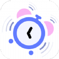 漂浮时钟手机软件app logo