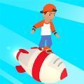 火箭跑酷3D手机版手游app logo